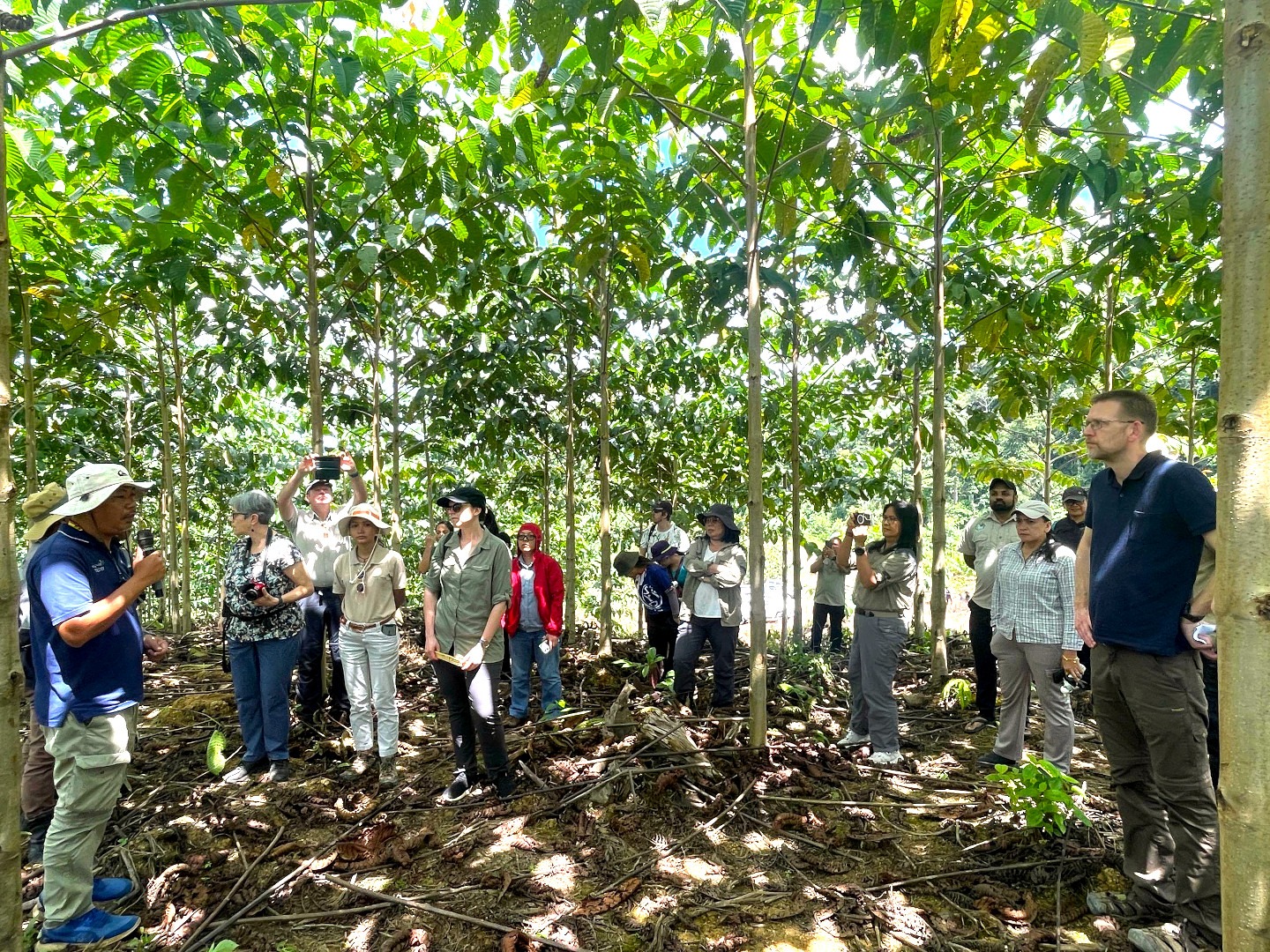 Yayasan Sabah and the Swedish University of Agricultural Sciences Field Visit